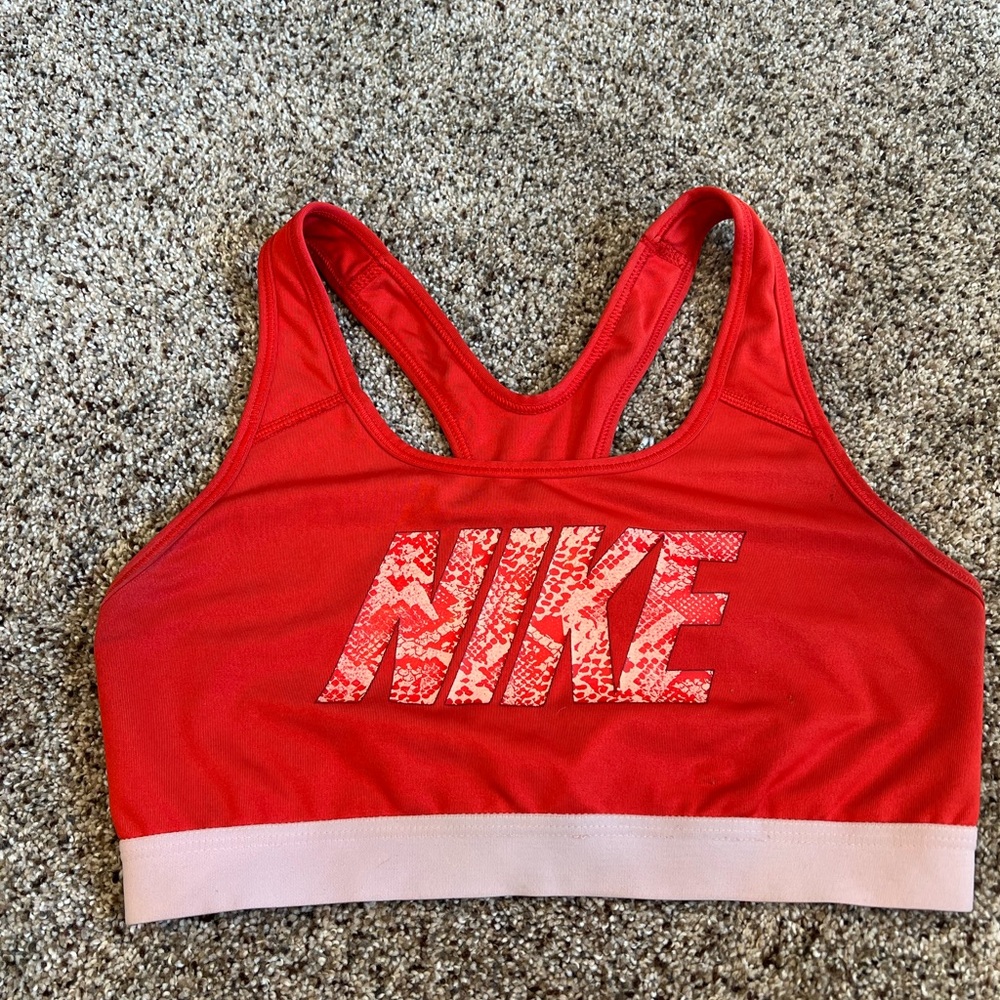 Nike Dri-FIT Red Sports Top